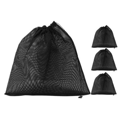 OFFSCH 4pcs Pump Filter Bags Durable Mesh Water Pump Filter Bags with Drawstring Filtration for Aquariums and Swimming Pools
