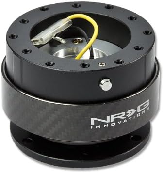 NRG Innovations SRK-200CF Quick Release (Black Body/Black Carbon Fiber Ring), gen 2.0