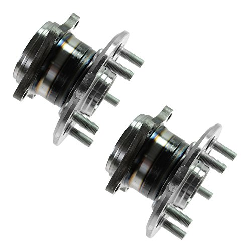Image of TRQ Rear Left and Right Wheel Bearing and Hub Assembly Set 2 Piece Compatible with 2004-2010 Toyota Sienna All Wheel Drive