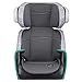 Evenflo Spectrum 2-in-1 Booster Seat, Ergonomic Seat Base, Machine Washable, High-Back Booster, No-Back Booster, Advanced Compression Technology, Side-Impact Tested, Teal Trace
