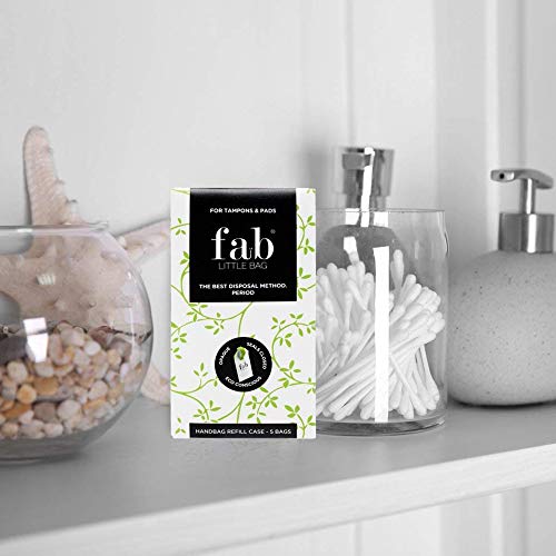 Fab Little Bag Sixer Plus Pack - 125 Sanitary Disposal Bags Plus Recyclable Refill Pack for Out and About (125 Pack)