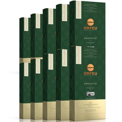 100 Cápsulas de Café Compatíveis com Nespresso® Orfeu Orgânico