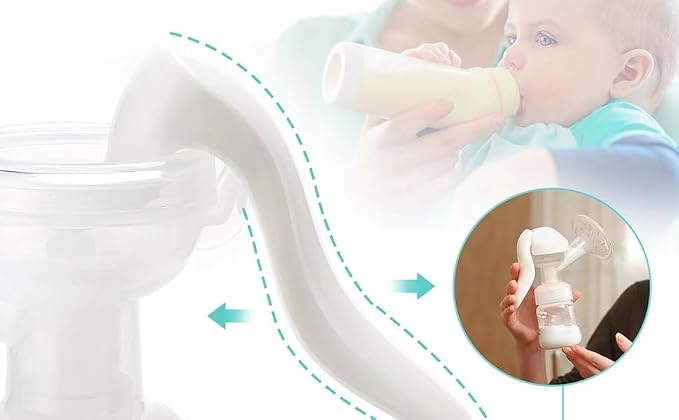 Extractor manual de leche materna portátil pequeño miniatura 8