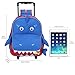 yodo Zoo 3-Way Kids Suitcase Luggage or Toddler Rolling Backpack with wheels, Medium Shark
