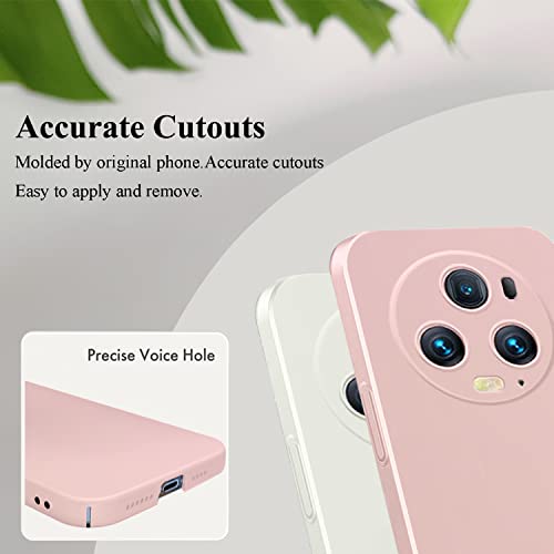 Coque Honor Magic 6 Pro antichoc rose rigide en polycarbonate mat