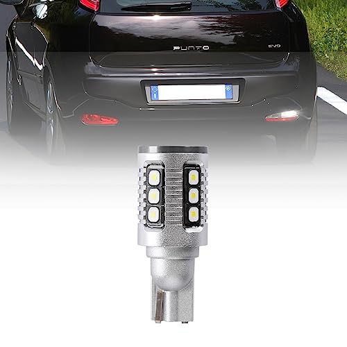 ✅Plug & Play, design all-in-one: la nostra lampadina a led Nslumo W16W T15 è progettata senza fili, basta sostituire direttamente le lampadine FIAT PUNTO EVO di fabbrica. compatibile con la tua FIAT PUNTO EVO. Tutto quello che devi fare è rimuovere la vecchia lampadina alogena e collegare la nostra nuova lampadina a LED W16W con retromarcia.