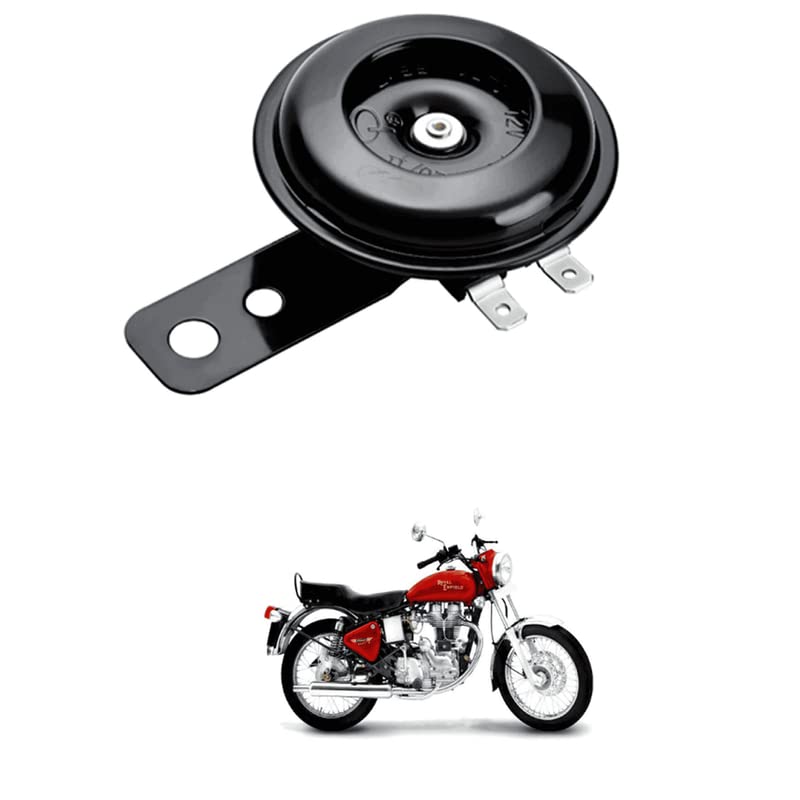 LOVMOTO Universal Motorcycle Electric Horns Waterproof Round Loud Speaker 12V 1.5A 105db small horn for Vehicle Comfortable For Elec-tra