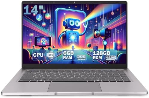 PC Portátil 14 Pulgadas Celeron N4000 (hasta 2.6 GHz) , Computado...