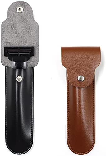 Amazon.com: LinMei Leather Case Razor Protective Travel Case for ...