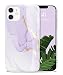 Produktbild Togestar Marmor Hülle für iPhone 11 6.1", [MoonRiver Series 2021 Design] Ultra Dünn Silikon Handyhülle, Flexibel Schutzhülle Marble Case, Lila