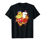 ATHF Frylock Shake Meatwad Explosion Funny Cartoon T-Shirt