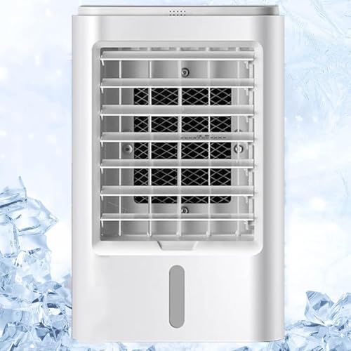 Klimaanlage FüR Lkw-Kabine Und Wohnmobil, Tragbare KüHllüFter-Klimaanlage, 4-In-1-LuftküHler Mit Fernbedienung, 4 KüHlakkus, 3 Geschwindigkeiten...