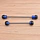 Midimttop Motorrad Slider Vorne Hinten Gabel Achse Crash Slider Felgenschutz fit for YA&MA&HA YZF-R7 YZFR7 YZF R7 Zubehör 2021 2022 2023 2024 (Blau)
