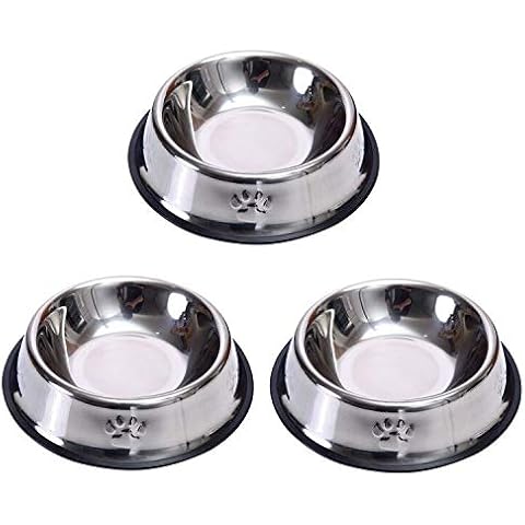 Ycnpeatt Stainless Steel Non-Spill Cat Bowl Cover