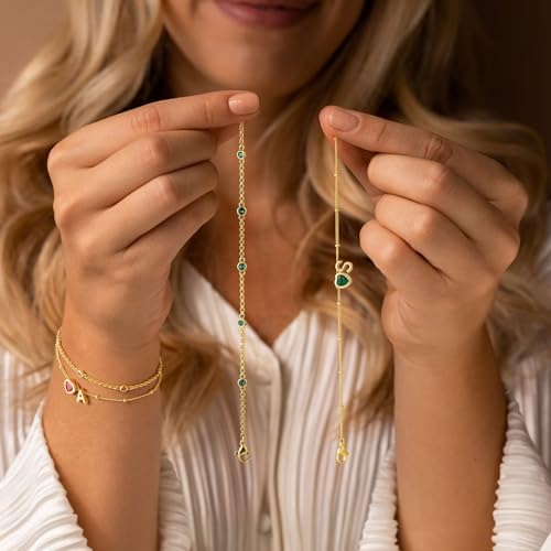 Save on Turandoss 14K Gold Plated Birthstone Bracelet with Code HLPR7LDX - Image 3