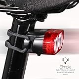 idem Autosensing Bike Taillight That Automatically Turns On/Off; Low Battery Indicator; 4 Flash...