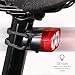 IDEM SafeLite autosensing bike taillight that automatically turns on and off; low battery indicator; 4 flash modes for day or night; USB rechargeable battery lasting up to 30 hours