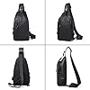 Jupsk Sling Bag Crossbody Backpack Chest Shoulder Bag Waterproof Sling Rucksack Bag for Men Women Lightweight Casual Daypack Backpack with USB Charging Port for Sports Traveling #5