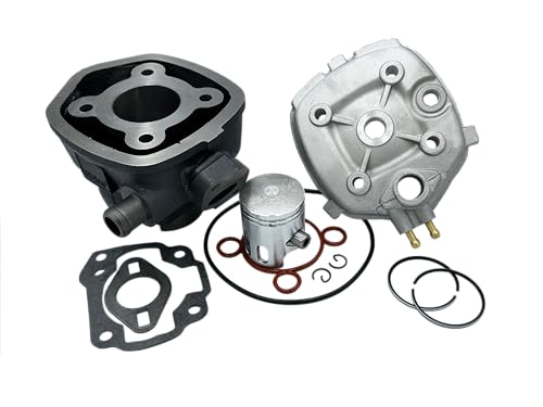 SPINOTTO PISTONE 10mm Cilindro Completo di testa ø38-49cc MINARELLI ORIZZONTALE A LIQUIDO H2O AEROX NITRO F12 JOG ARK