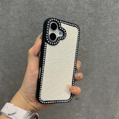Coque iPhone 12 paillettes : évitez les rayures avec style grâce à cet étui blanc