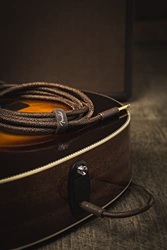 Fender Paramount Acoustic Instrument Cable, Straight/Straight, Brown, 18.6Ft #TOP2