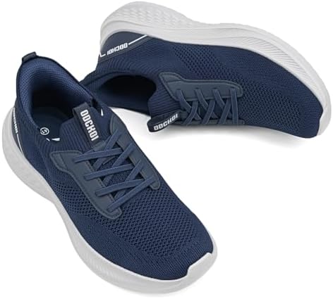 ODCKOI Slip-On Sneaker Herren - Atmungsaktive Sportschuhe & Laufschuhe, Hand-Free Schlupfschuhe für Freizeit, Fitness, Jogging, Bequeme Turnschuhe & Walkingschuhe