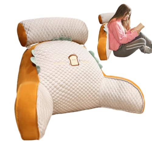 Almohada de lectura para suelo y sofá con reposabrazos portátil 6