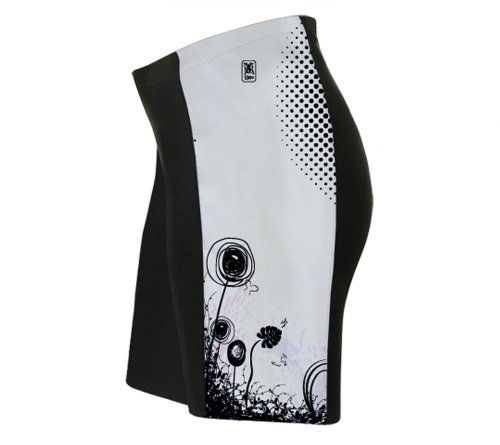 Shorts ciclismo ScudoPro con flores giratorias para hombre miniatura 1
