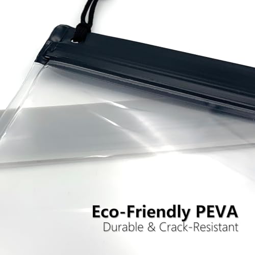 2 Pack TSA Approved Clear Toiletry Bags for Liquids, Reusable Quart Size Travel Bags, Waterproof & Leakproof Security Bags for EU UK US Airport Regulations4