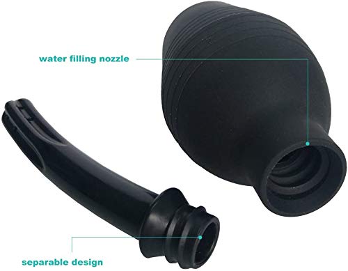 Abyclean Anal Douche Enema Bulb Vaginal Douche Enema Cleaner For Women’s Or Man’s Health (500Ml Black) #TOP4