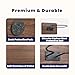 Rovarahoom Basketball Holder Wall Mount, 2 Pcs Walnut Wood Ball Holder for Storage Soccer Volleyball Football Autograph, Basketball Rack Display for Boys Sports Accessories Organizer Wall Decor