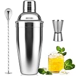 NewGF – Cocktail-Shaker-Set, 750 ml, Getränkemixer mit integriertem 