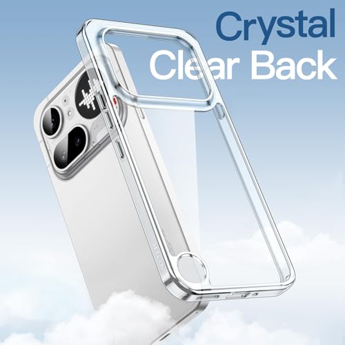 Image of JETech Cover Case for Nothing Phone 4a Pro, Clear Shockproof Bumper Cover, Anti-Scratch Hard Back, Non-Yellowing, Durable Transparent TPU for Drop Protection (Clear)