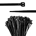 Beadnova Cable Ties Tie Wraps Zip Ties Heavy Duty for Cables and Cords(10 Inch, Black, 100pcs)