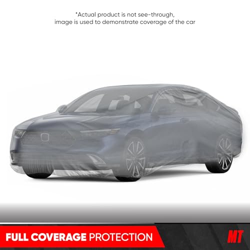 Image of MotorTrend Custom Fit Car Cover for Honda Accord 2018-2025, All-Weather Protection for Cars Trucks & SUVs, UV Resistant Waterproof Scratch-Resistant, Vehicle Cover for Outdoor & Indoor