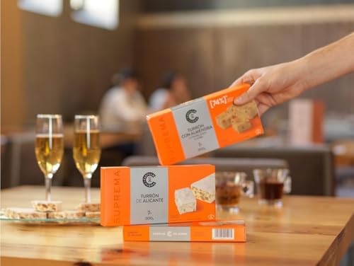 Castillo de Jijona - Alicante Nougat - Traditioneller Nougat - Ausgewählte Mandeln - Glutenfrei - Höchste Qualität - Handgemachtes Rezept - Spanien (Jijona) (150, Gramm)