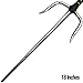 Ace Martial Arts Supply 18 Inch Sai Set - Chrome
