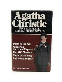 Hardcover Hercule Poirot: Five Complete Novels by Agatha Christie 1980 HC/DJ Book