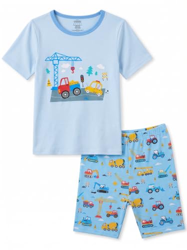 Boys Pajamas Set, Ultra Soft Viscose Kids Sleepwear, 2 Piece - image 1