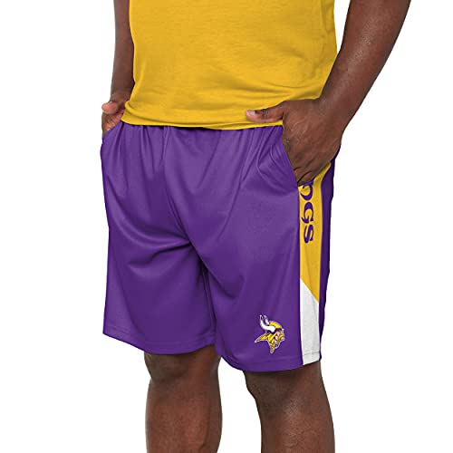 Image of FOCO NFL Mens NFL Team Logo Side Stripe Training Shorts