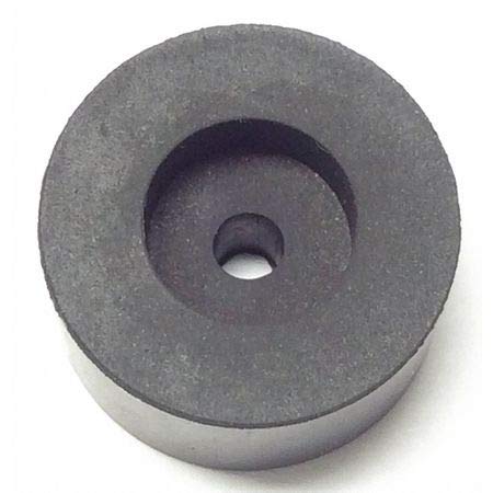 Bumper, Rubber, Black, 3/8"H x 3/8"W, PK.25