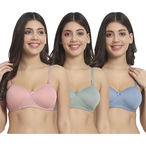 Image of SkyBeauty Premium Women's Non Padded & Lightly Padded Every Day Bra Multi-Pack