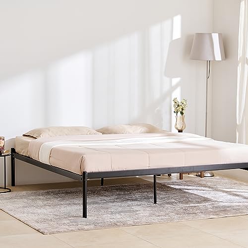 Image of Home Centre Denis Mahogany Wood Queen Bed - Brown