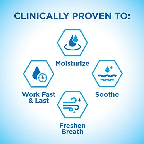 Biotene Gentle Mint Moisturizing Mouth Spray, Sugar-Free, for Dry Mouth and Fresh Breath, 1.5 Fl Oz (Pack of 2)
