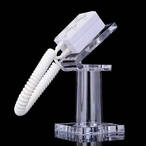 Elvy Acrylic Square 10 pcs Acrylic Mobile Cell Phone Security Display Stand iPhone AntiTheft