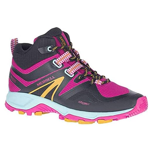 Merrell dam Mqm Flex 2 Mid kängor, grön, 42,5 EU, fuchsia - 37.5 EU