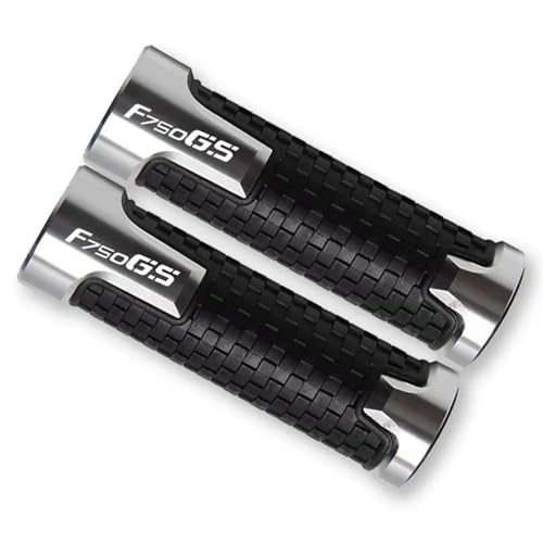 Poignée guidon pour F750GS 2018-2022 | Accessoires moto 7/8 argent