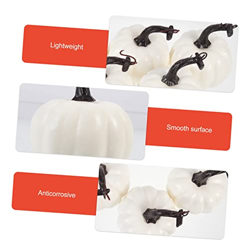 Decoración de Halloween duradera usando calabazas de espuma que no se pudren 7
