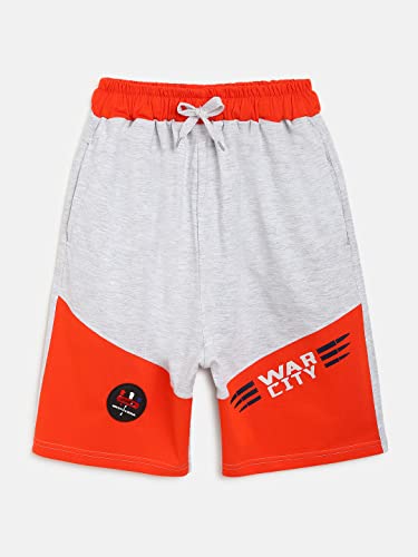 Image of Homegrown Boys 100% Cotton Bermuda Shorts Pack of 2 | Elastic Waist Casual Summer Shorts for Kids | 3-14 Years