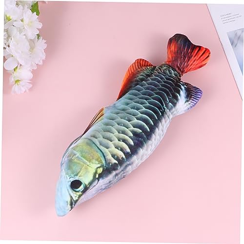 BESPORTBLE 2 Unidades brinquedo eletrônico de peixe brinquedos de gato de pelúcia provocação de esti